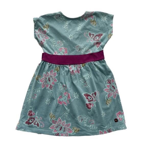 Tea Collection Floral Wrap Top Dress Size 3 - Picture 3 of 4